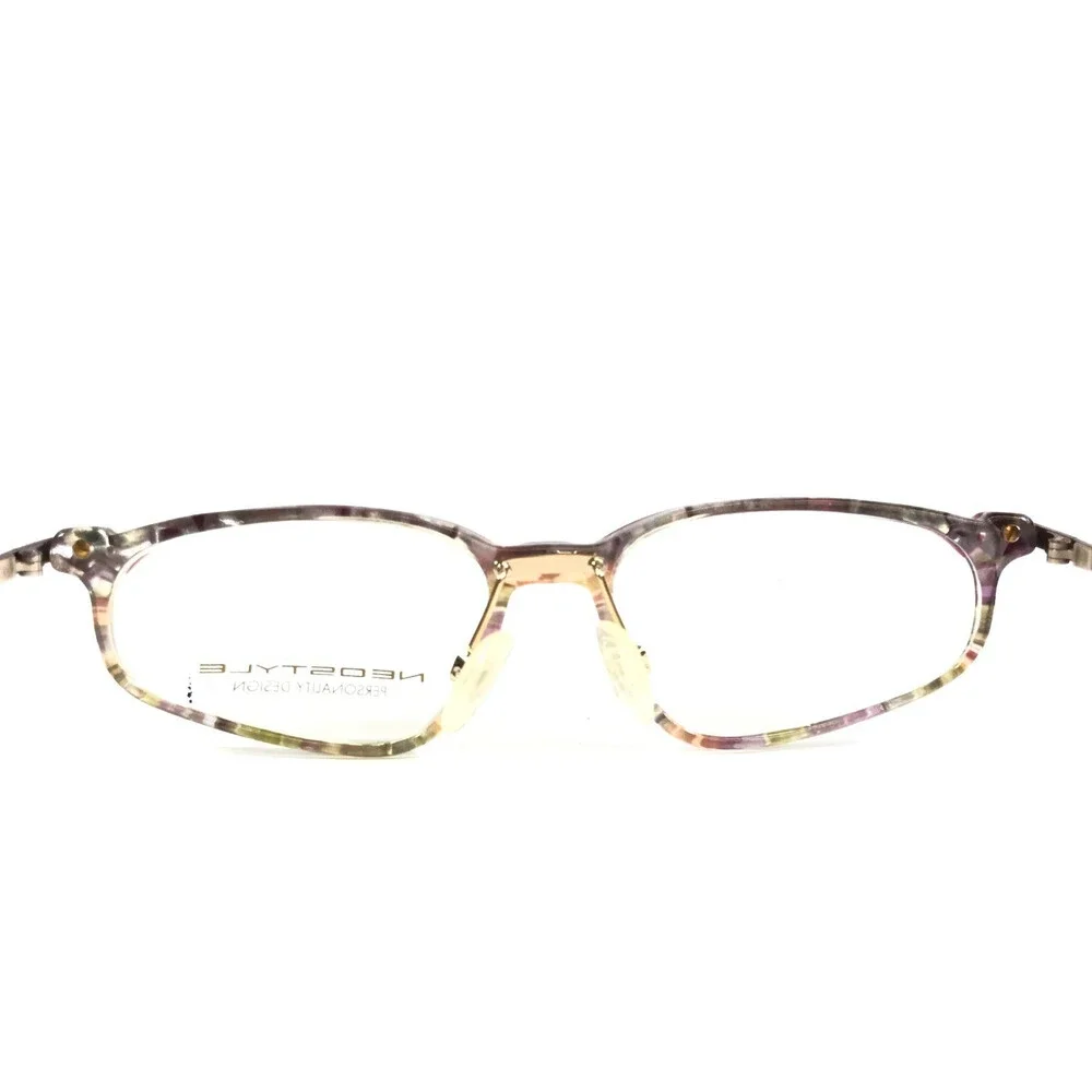 Vintage Neostyle Eyeglasses Frames FORUM 548 376 Purple Red Modernist 54-17-120